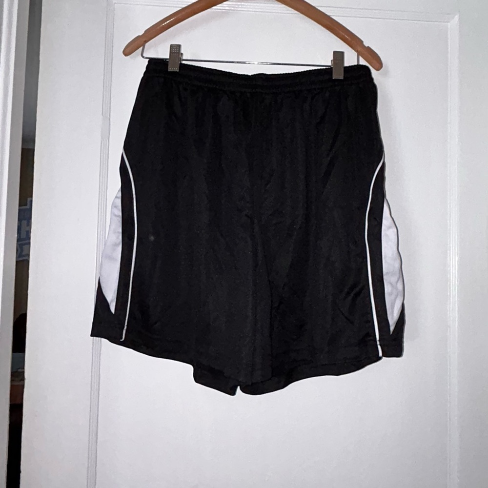 Men’s Athletic Shorts size XL (small xL) black tie inside waist band High-Five